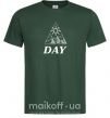 Чоловіча футболка DAY Темно-зелений фото