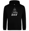 Чоловіча толстовка (худі) DAY Чорний фото