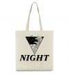 Еко-сумка NIGHT Бежевий фото