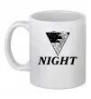 Чашка керамічна NIGHT Білий фото