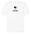 Футболка Оверсайз NIGHT Белый фото
