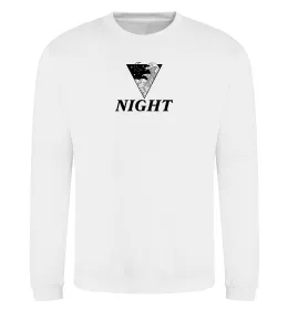 Свитшот NIGHT Белый фото