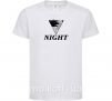 Детская футболка NIGHT Белый фото