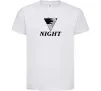 Дитяча футболка NIGHT Білий Дитяча футболка NIGHT Білий фото