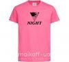 Дитяча футболка NIGHT Яскраво-рожевий фото
