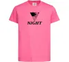 Дитяча футболка NIGHT Яскраво-рожевий Дитяча футболка NIGHT Яскраво-рожевий фото