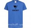 Дитяча футболка NIGHT Яскраво-синій фото