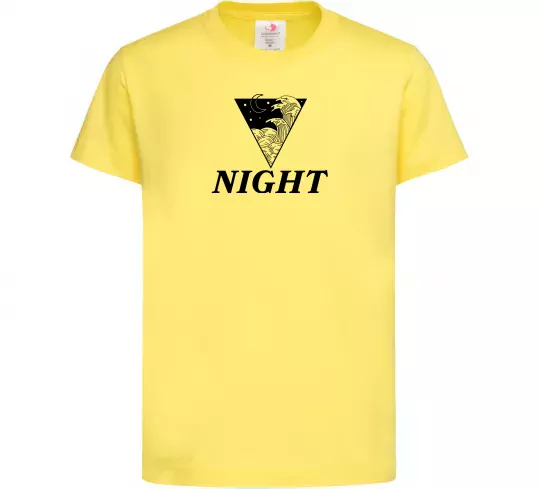 Дитяча футболка NIGHT Лимонний фото