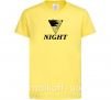 Детская футболка NIGHT Лимонный фото