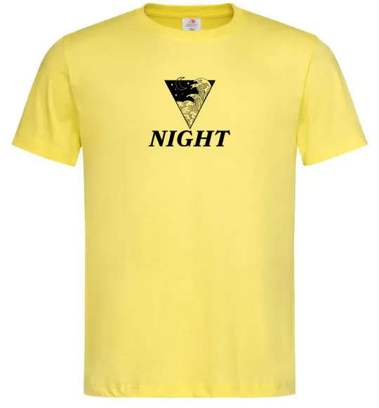 Мужская футболка NIGHT Лимонный фото