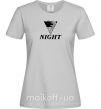 Жіноча футболка NIGHT Сірий фото