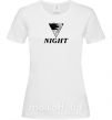 Жіноча футболка NIGHT Білий фото