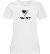 Женская футболка NIGHT Белый фото