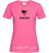 Женская футболка NIGHT Ярко-розовый фото