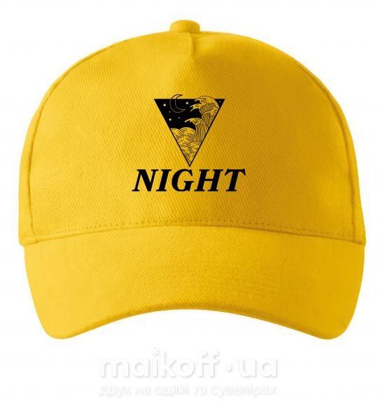 Кепка NIGHT Солнечно желтый фото
