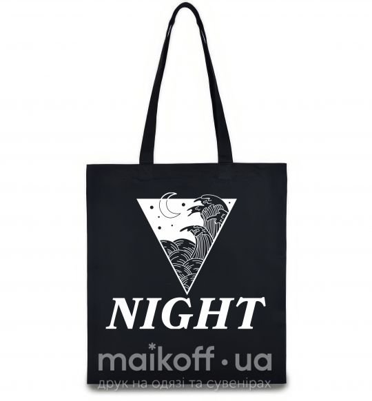 Еко-сумка NIGHT Чорний фото