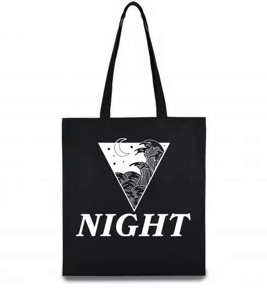 Еко-сумка NIGHT Чорний фото