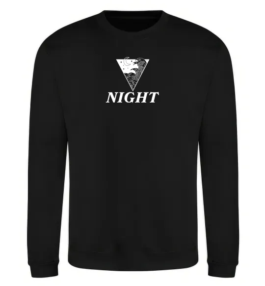 Світшот NIGHT Чорний фото