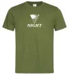 Мужская футболка NIGHT Оливковый фото