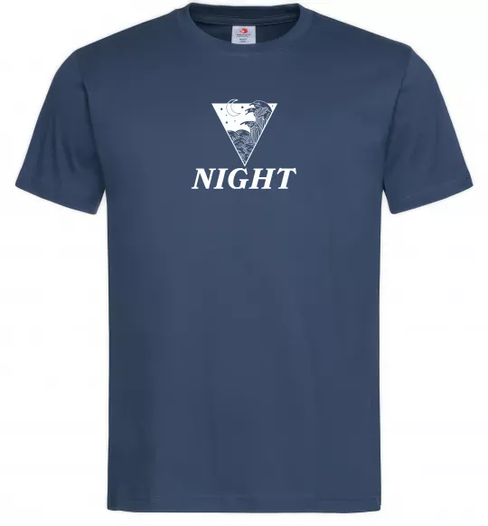 Мужская футболка NIGHT Темно-синий фото