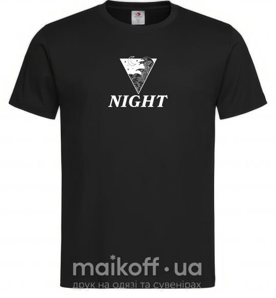 Мужская футболка NIGHT Черный фото