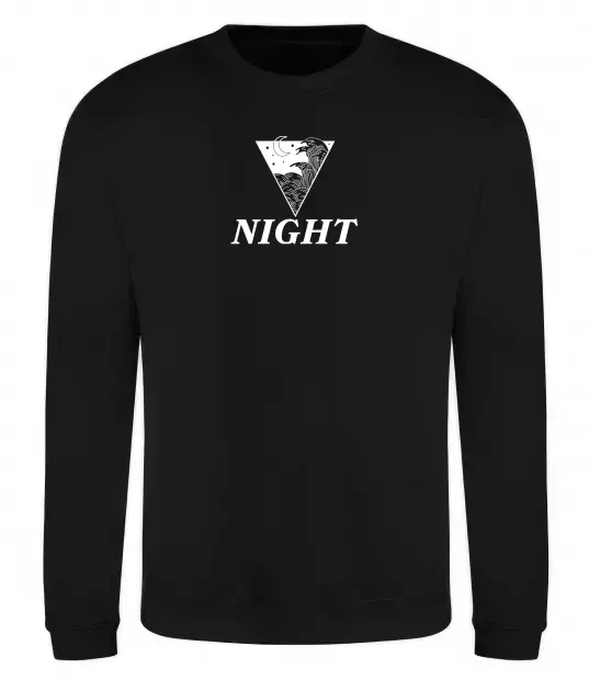 Свитшот NIGHT Черный фото