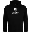Мужская толстовка (худи) NIGHT Черный фото