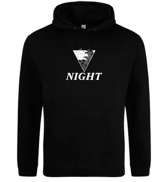 Жіноча толстовка (худі) NIGHT Чорний фото