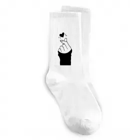 Носки Седце із пальців Белый фото