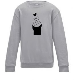 Детский Свитшот Седце із пальців Детский Свитшот Седце із пальців