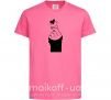 Детская футболка Седце із пальців Ярко-розовый фото