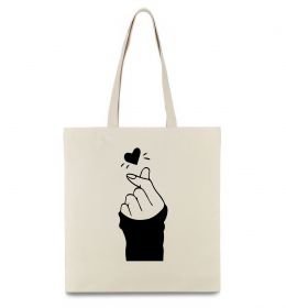 Еко-сумка Седце із пальців