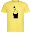 Чоловіча футболка Седце із пальців Лимонний фото