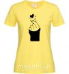 Женская футболка Седце із пальців Лимонный фото