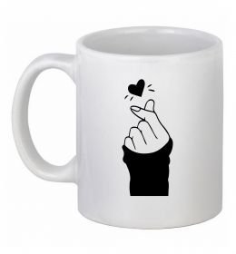 Чашка керамічна Седце із пальців Чашка керамічна Седце із пальців