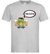 Мужская футболка Пивозаврик Серый фото