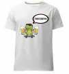 Чоловіча преміум футболка Пивозаврик Білий фото