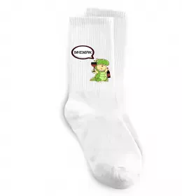 Носки Винозаврик Белый фото