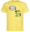 Мужская футболка Винозаврик Лимонный фото
