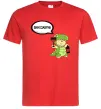 Мужская футболка Винозаврик Красный фото