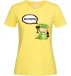 Жіноча футболка Винозаврик Лимонний фото