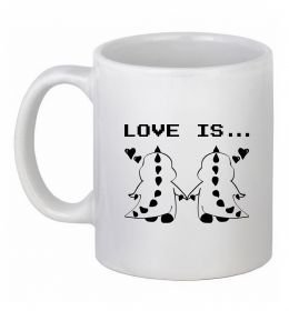 Чашка керамічна LOVE IS... (DYNO)