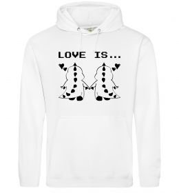 Жіноча толстовка (худі) LOVE IS... (DYNO)