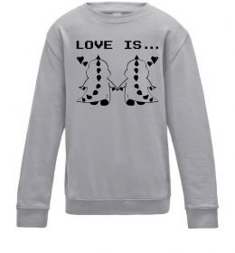 Дитячий світшот LOVE IS... (DYNO)