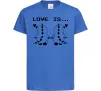Детская футболка LOVE IS... (DYNO) Ярко-синий Детская футболка LOVE IS... (DYNO) Ярко-синий фото