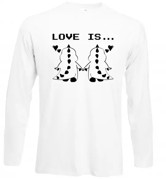 Лонгслив LOVE IS... (DYNO) Белый фото