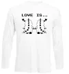 Лонгслив LOVE IS... (DYNO) Белый фото