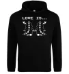 Жіноча толстовка (худі) LOVE IS... (DYNO) Чорний Жіноча толстовка (худі) LOVE IS... (DYNO) Чорний фото
