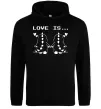 Чоловіча толстовка (худі) LOVE IS... (DYNO) Чорний Чоловіча толстовка (худі) LOVE IS... (DYNO) Чорний фото