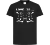 Детская футболка LOVE IS... (DYNO) Черный Детская футболка LOVE IS... (DYNO) Черный фото